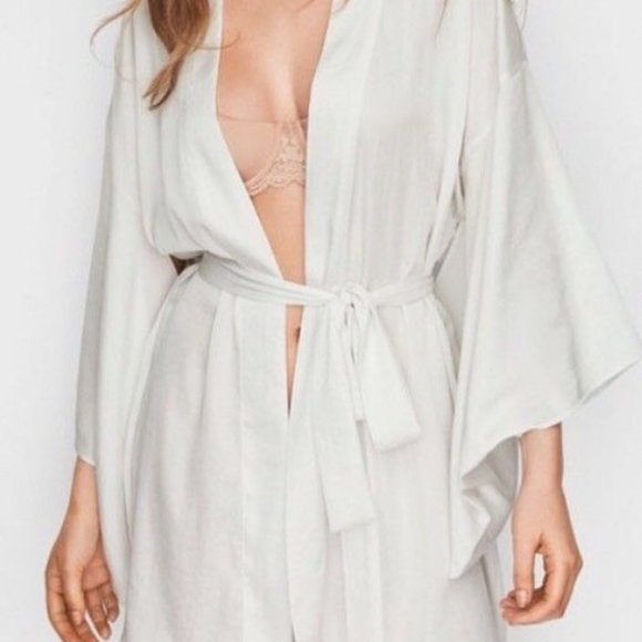 Dream Angels Satin Kimono Robe 
